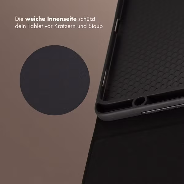 Selencia Riva Klapphülle Samsung Galaxy Tab S11 - Mocha Brown