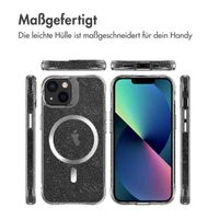 imoshion Klare Glitter-Rückschale mit MagSafe iPhone 13 - Silber