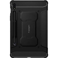 Spigen Rugged Armor Pro Klapphülle für das Samsung Galaxy Tab S8 / S7 - Schwarz