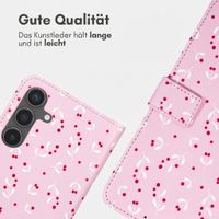 imoshion Design Klapphülle Samsung Galaxy S25 - Blush Berries