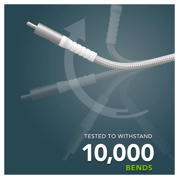 dbramante1928 Re-charge USB-C-zu-USB-C-Ladekabel 100 W - 3 Meter - Weiß