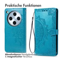 imoshion Mandala Klapphülle Oppo Find X8 Pro - Türkis