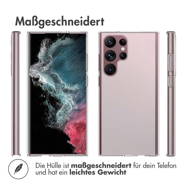 Accezz Clear TPU Backcover Samsung Galaxy S23 Ultra - Transparent