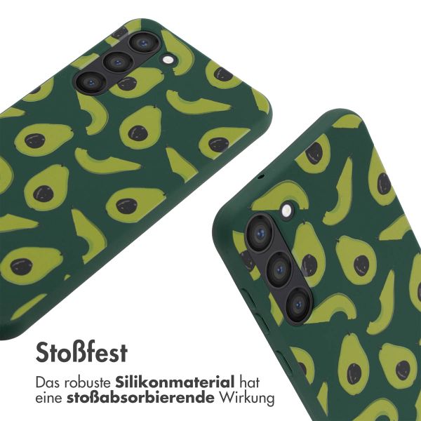 imoshion Silikonhülle design mit Band für das Samsung Galaxy S23 Plus - Avocado Green