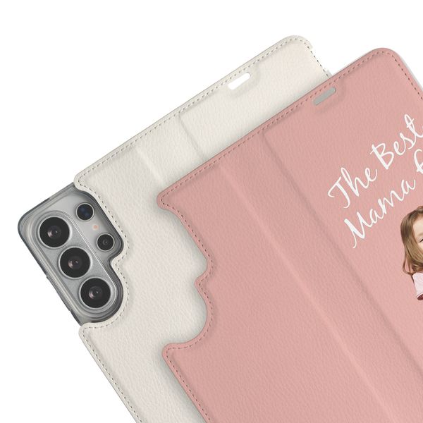 Gestalte deine eigene Compact Gel Klapphülle Samsung Galaxy S26 Ultra - Weiß
