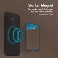Accezz Lederkartenhalter - Geeignet für MagSafe und Qi2 - Coffee Brown