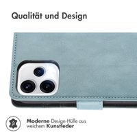 imoshion Luxuriöse Klapphülle Oppo Reno15 (5G) - Hellblau