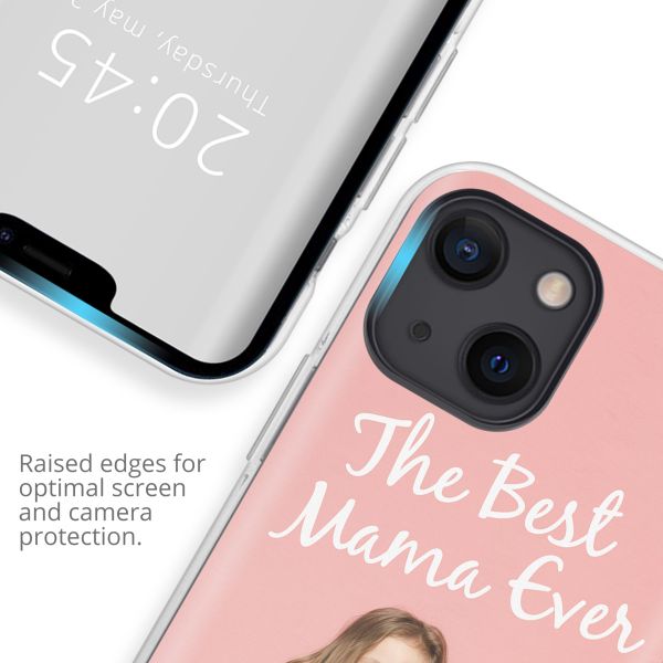 Gestalte deine eigene Apple iPhone 13 Mini Gel Hülle - Transparent