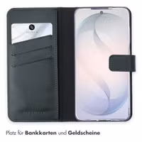 Selencia Echtleder Klapphülle Samsung Galaxy S26 - Grün