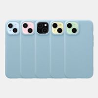 imoshion Texture Backcover Apple iPhone 15 - Hellblau