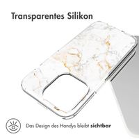 imoshion Design Hülle für das iPhone 14 Pro - White Marble