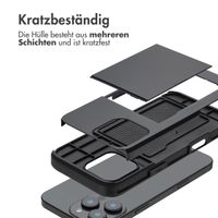 imoshion Backcover mit Kartenfach für das iPhone 16 Pro Max - Schwarz