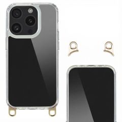 Selencia Backcover mit abnehmbaren Haken Apple iPhone 15 Pro - Transparent