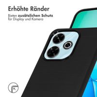 imoshion Brushed Back Cover Xiaomi Redmi 13 4G - Schwarz