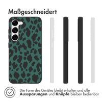 imoshion Design Hülle für das Samsung Galaxy S23 - Leopard - Grün / Schwarz