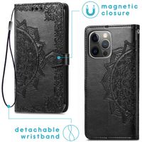 imoshion Mandala Klapphülle iPhone 13 Pro - Schwarz