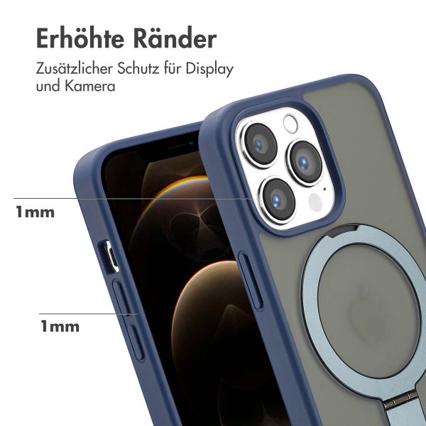 Accezz Ring Stand Backcover mit MagSafe Apple iPhone 13 Pro - Blau