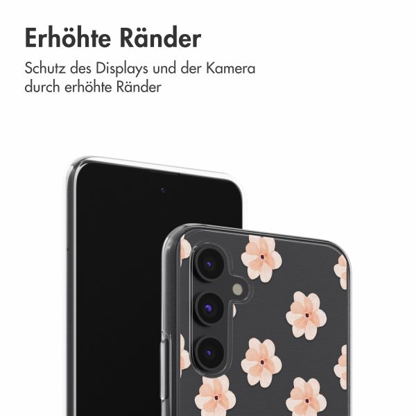 imoshion Design Hülle Samsung Galaxy A54 (5G) - Floral Peach