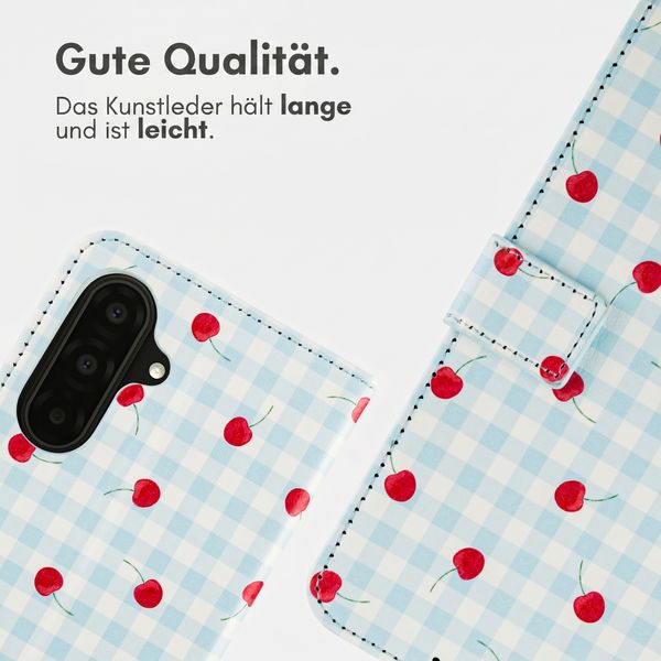 imoshion Design Klapphülle Samsung Galaxy A56 - Cherry Check