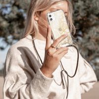 imoshion Design Hülle mit Band für das iPhone SE (2022 / 2020) / 8 / 7 - Golden Leaves