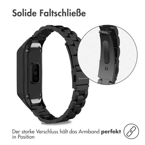 imoshion Edelstahlarmband für das Samsung Galaxy Fit - Schwarz