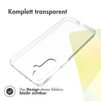 Accezz TPU Clear Cover für das Samsung Galaxy A36 - Transparent