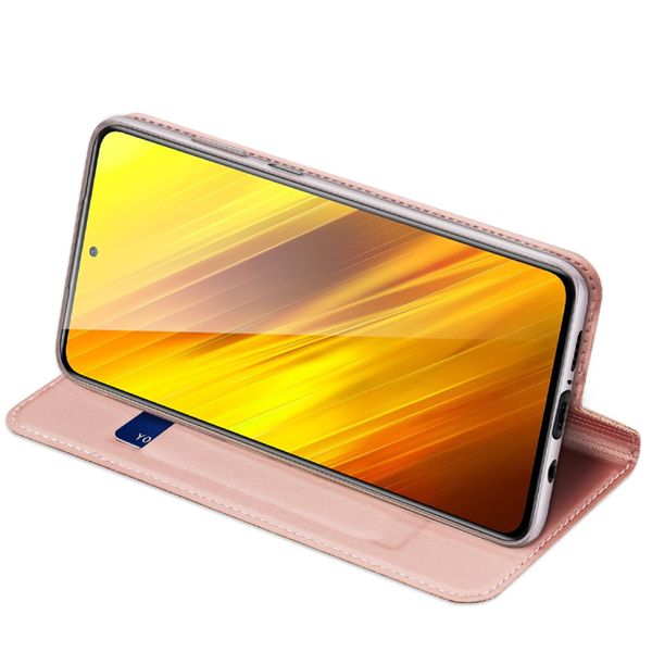 Dux Ducis Slim TPU Klapphülle für das Xiaomi Poco X3 (Pro) - Roségold