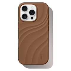iDeal of Sweden Soft Swirl Silicone MagSafe Hülle Apple iPhone 16 Pro - Salted Caramel