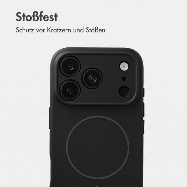 Accezz Grip Backcover mit MagSafe Apple iPhone 18 Pro / 17 Pro - Schwarz