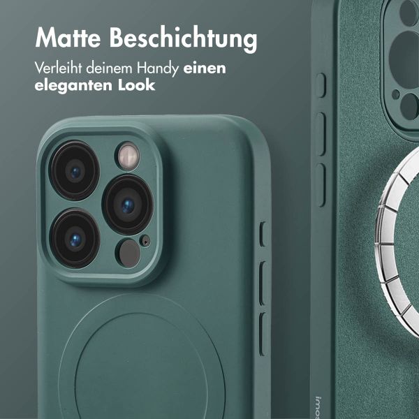 imoshion Color Back Cover mit MagSafe für das iPhone 15 Pro - Dunkelgrün