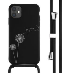 imoshion SilikonHülle design mit Band Apple iPhone 11 - Dandelion Black