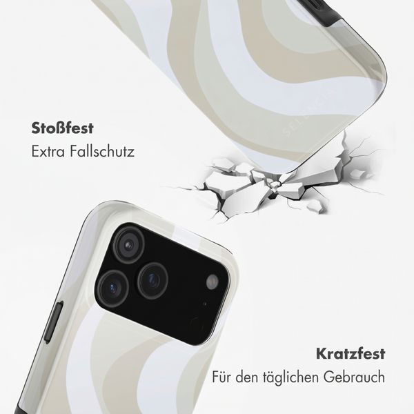 Selencia Vivid Rückabdeckung mit MagSafe Apple iPhone 18 Pro Max / 17 Pro Max - Desert Waves Beige