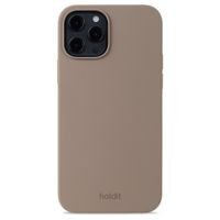 Holdit Silicone Case für das Apple iPhone 12 (Pro) (Pro) - Mocha Brown
