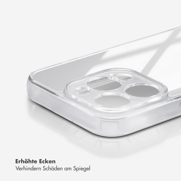 Selencia Mirror Back Cover Apple iPhone 15 Pro - Silber