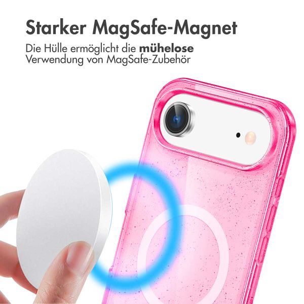 imoshion Sparkle Back Cover mit MagSafe Apple iPhone Air - Rosa