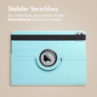 imoshion 360° drehbare Klapphülle Apple iPad Air 11 Zoll (2025) M3 / (2024) M2 / Air 5 (2022) / Air 4 (2020) / Pro 11 (2018/2020) - Hellblau