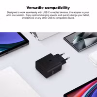 Samsung Original Power Adapter mit USB-C-Kabel - Ladegerät - USB-C-Anschluss - Fast Charger - 45 Watt - 1,8 m - Schwarz