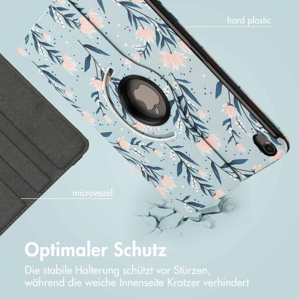 imoshion 360° drehbare Design Klapphülle Apple iPad Air 5 (2022) / Air 4 (2020) - Flowers