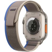 Apple Trail Loop Armband für das  Apple Watch Series 1 t/m 11 / SE / Ultra (44/45/46/49 mm) - Größe M/L - Blue / Grey