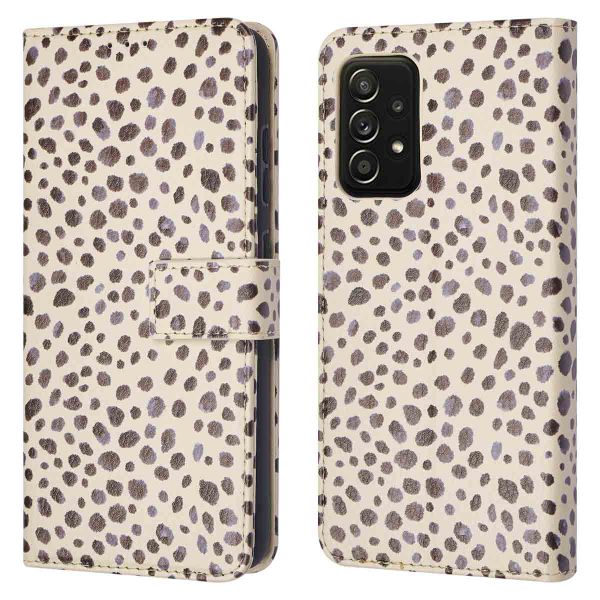 imoshion ﻿Design Klapphülle für das Samsung Galaxy A52(s) (5G/4G) - Black And White Dots