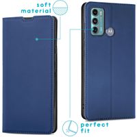 imoshion Slim Folio Klapphülle für das Motorola Moto G60 - Dunkelblau