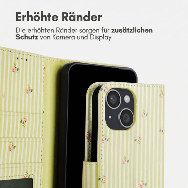 imoshion Design Klapphülle Apple iPhone 14 - Garden Stripes