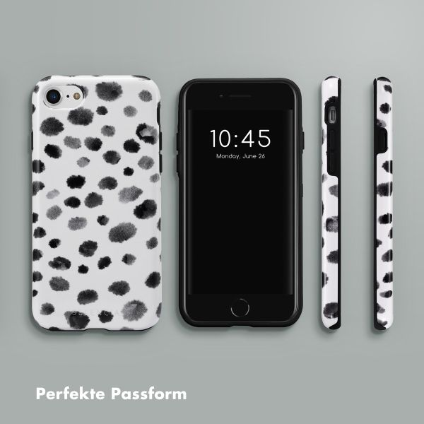 Selencia Vivid Tough Back Cover für das iPhone SE (2022 / 2020) / 8 / 7 / 6(s) - Trendy Leopard