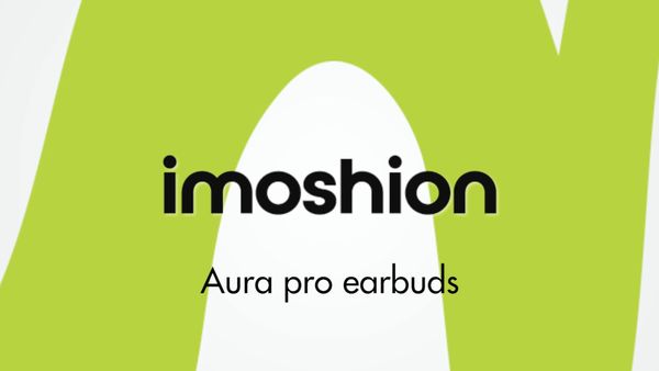 imoshion Aura Pro Earbuds – Kabellose Kopfhörer – Kabellose Bluetooth-Kopfhörer – Mit ANC-Geräuschunterdrückungsfunktion - Weiß