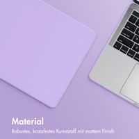 imoshion Hard Cover für das MacBook Pro 14 Zoll (2021 / 2023 M3 chip / 2024 M4 chip) - A2442 / A2779 / A2918 / A3112 / A3185 / A3401 - Lavender Lilac