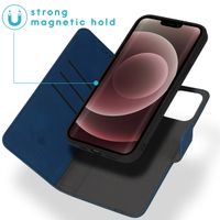 imoshion Abnehmbare luxuriöse Klapphülle 2-in-1 iPhone 13 Pro Max - Blau