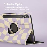 imoshion 360° drehbare Design Klapphülle Samsung Galaxy Tab S9 11.0 Zoll - Dancing Cubes