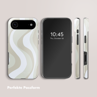 Selencia Vivid Rückabdeckung mit MagSafe Apple iPhone Air - Desert Waves Beige