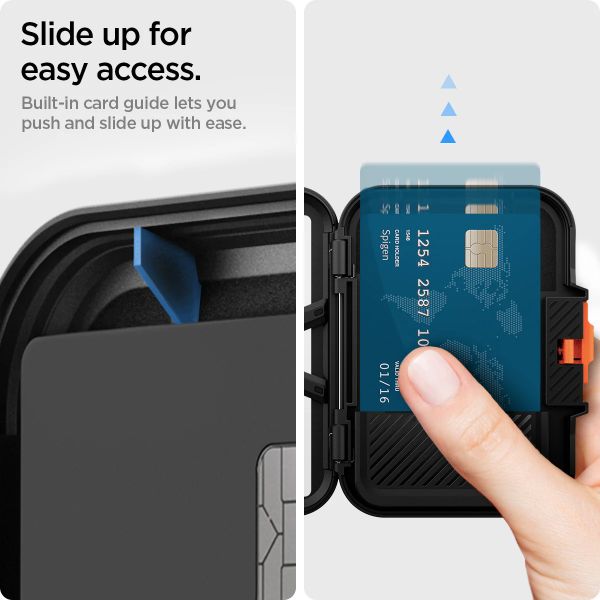 Spigen Kartenhalter mit MagSafe Lock Fit - Metal Slate