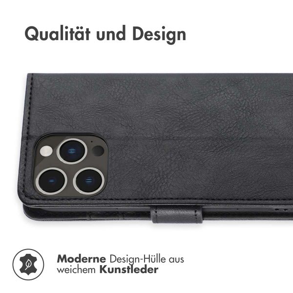 imoshion Luxuriöse Klapphülle für das iPhone 14 Pro - Schwarz